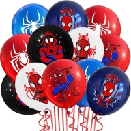 ZESTAW BALONÓW BALONY SPIDER MAN SPIDER-MAN PAJĄK PREZENT HEL 10szt