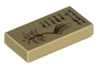 Lego 3069Bpb0860 1X2 Gładka Harry Potter 2szt Nowe