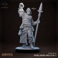 Farland Militia 1 - Roadside - figurka RPG DnD D&D - druk 3D 14K