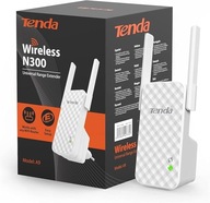 Tenda A9 N300 Uniwersalny Wzmacniacz WLAN Z Dwoma Antenami (300 Mbit/s,WPA)