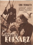 CZARNY KORSARZ -CIRO VERRATTI -film -program kinowy -lata 30-te