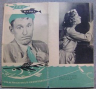 JEGO RYBKI -film prod.francuskiej program kinowy -lata 50-te