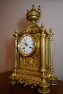 Zegar empire brąz złocony około 1850 rok.