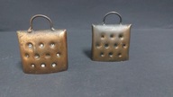 2 x stary miedziany dzwonek vintage design