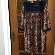 SUKIENKA ATMOSPHERE 44(2XL GRANAT PAJSLEJE DŻETY