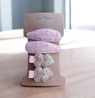 Spinki do włosów szydełkowe kwiatki 4 szt.