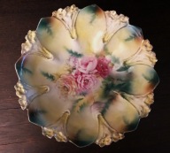 Unikatowa misa irysy RS prussia rok 1880-1900