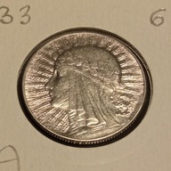5 ZŁOTYCH 1933 r. / A6 / PIĘKNY EGZEMPLARZ -1