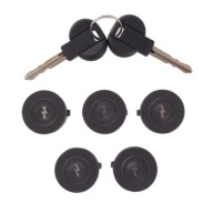 WKŁADKI ZAMKÓW DRZWI 5szt 2 KLUCZE FIAT SCUDO ULYSSE JUMPY EXPERT 806 94-06