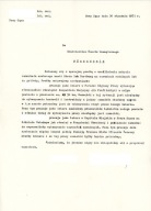 PISMO DO MINISTRA SPRAW WEWNĘTRZNYCH O PRZYDZIAŁ SAMOCHODU