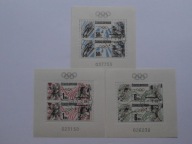 Czechosłowacja - Olimpiady 1988 roku - Mi. bl.74-76 kasowane