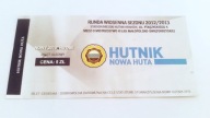 bilet HUTNIK Nowa Huta (Kraków) 2012/13