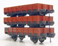 Fleischmann - platforma 2osiowa - DB - zestaw 3 szt.