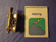 Tatry Widok od Północy Mapa panoramiczna z planem Zakopanego 1981 r.