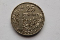25 CENTIMES 1904 R. FRANCJA - CJ942