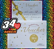 Voucher podarunkowy o wartości 100 zł na zakupy w sklepie Babeczka