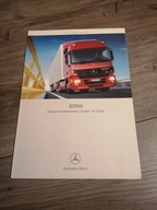 Mercedes-Benz Actros 18-26 ton j.Polski 2002 prospekt folder katalog