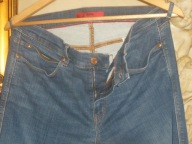 SPODNIE MĘSKIE HUGO BOSS-R-31/32-PAS-88CM-LOGO -ŚLICZNE.