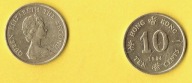 Hong Kong 10 Cents 1984 r.