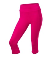 Legginsy funkcyjne 3/4 damskie wysoki stan SPORT FITNESS CRIVIT RÓŻOWY S