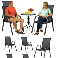 Krzesło ogrodowe Sofotel metal czarny