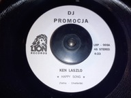 Ken Laszlo - Happy Song Lion Records DJ promo '7 EX+