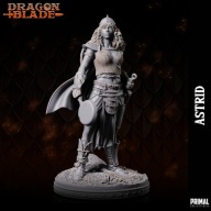 Astrid - HotB - figurka RPG DnD D&D - druk 3D 14K