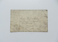 2 GALICYJSKI PUŁK UŁANÓW TARNÓW - WIZYTÓWKA, RODZINA CESARSKA Kuk KAWALERIA