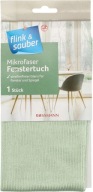 Flink Sauber ściereczka mikrofibra do okien 40x40 cm zielona