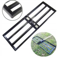 NIWELATOR TERENU RĘCZNY RÓWNIARKA DO TRAWNIKA 90X30CM ROZGNIATARKA DO GLEBY