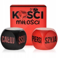 Kości Miłości Gra Erotyczna dla Par Kostki do Gry Wstępnej 2 szt Premium