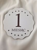 Tabliczki do zdjęć 12 miesięcy pamiątkowe zdjęcia CIĄŻA DZIECKO