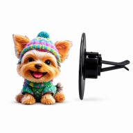 Zapach 2D PIESEK do samochodu na kratkę nawiewu DZIEŃ KOBIET