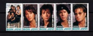 Znaczki Kolekcjonerskie Gwiazdy Muzyki i Filmu Bravo Bon Jovi