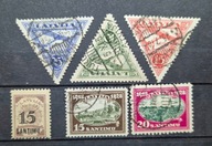 Znaczki pocztowe Łotwa 1927/31,Mi.307-09