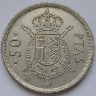 Hiszpania 50 peset 1982 - Król Juan Carlos