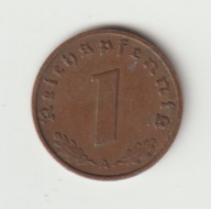 III Rzesza 1 pfennig 1940 A braz ladny stan