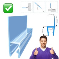 USZCZELKA 2M DO KABINY PRYSZNICOWEJ 4-6MM INEA