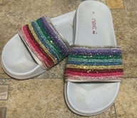 NEXT SLIDERS TĘCZOWE KLAPKI ROZ 37 UK 4