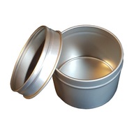 PUSZKA METALOWA MAŁA NA PRZYPRAWY z przezroczystą pokrywą