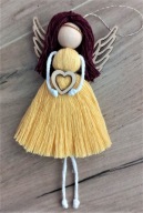 Aniołek handmade - makrama