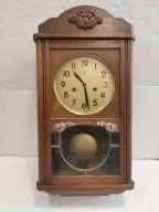 Zegar wiszący sygnowany Gustaw Becker