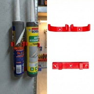 PODWÓJNY UCHWYT na SILIKON i Klej ORGANIZER Warsztatowy WIESZAK Tuby