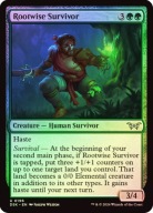 Karta Magic: The Gathering Rootwise Survivor DSK *Foil*