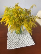 MAMAJASTUDIO Bieżnik ręcznie robiony,obrus na stół mech ,35x60cm 5mm.