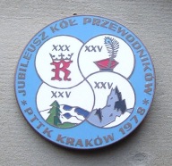 Odznaka Jubileusz Kół Przewodników PTTK Kraków 1978
