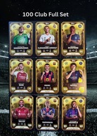 TOPPS Match Attax 2025/26 100 Club Pełny zestaw 9 kart