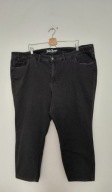 Czarne jeansy John Baner Plus Size 54 Wygodne Wysoki Stan