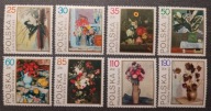 Fi 3089-3096** kompletna seria Kwiaty w malarstwie polskim 1989r nr 65 !!!