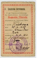 Świadectwo bierzmowania - prymas August Hlond Niedobczyce Rybnik 1925 d1